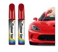 Skeadex 2 Stück lackstift Auto Lackstift Rot Glänzend Autolack kratzer Entfernen Lackstift Auto Lack Reparaturset mit Weicher Bürstenkopf für Auto Motorrad Kratzer (2 Rot)