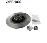 Bremsscheibe SKF VKBD 1009 hinten, voll, 1 Stück