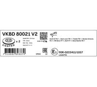 SKF Bremsscheibe vorne rechts links belüftet 280mm für SKODA VW SEAT AUDI VKBD 80021 V2