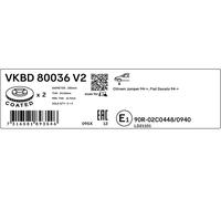 Skf Bremsscheibe [Hersteller-Nr. VKBD80036V2] für Citroën, Peugeot, Vauxhall, Fiat, Opel