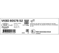 SKF Bremsscheibe vorne rechts links voll 239mm für VW SEAT AUDI VKBD 80578 S2