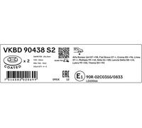 Skf Bremsscheibe [Hersteller-Nr. VKBD90438S2] für Alfa Romeo, Fiat, Lancia, Chrysler