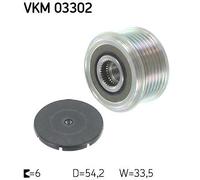 Generatorfreilauf SKF VKM 03302 für FIAT VOLVO LAND ROVER