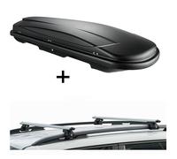 Skibox JUXT500+Alu Relingträger VDPCRV120 für für VW Golf VII SW ab 13