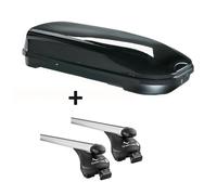 Skibox VDPJUFL580+Alu-Relingträger Quick aufl. Reling für für BMW X4F26 ab 15