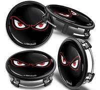 SkinoEu 4 x 75 mm Nabendeckel Felgendeckel Kompatibel mit Mercedes Benz Radnabenabdeckung Nabenkappen Felgenkappen Radkappen Alufelgen B66470207 / B66470200 Augen cm 7