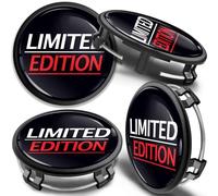 SkinoEu 4 x 75mm Nabendeckel Felgendeckel Kompatibel mit Mercedes Benz Radnabenabdeckung Nabenkappen Felgenkappen Radkappen Alufelgen B66470207 / B66470200 cm (Limited Edition Schwarz cm 67)