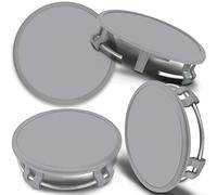 SkinoEu Nabendeckel 75mm Grau kompatibel mit Mercedes Benz 4er Set Nabenkappen passend für OEM B66470202 B66470200 CMS 0