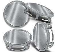 SkinoEu Nabendeckel 75mm Grau kompatibel mit Mercedes Benz 4er Set Nabenkappen passend für OEM B66470202 B66470200 CMS 8