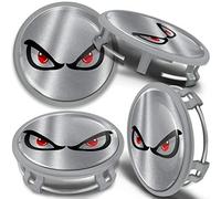 SkinoEu Nabendeckel 75mm Grau kompatibel mit Mercedes Benz 4er Set Nabenkappen passend für OEM B66470202 B66470200 CMS 14