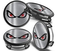 SkinoEu Nabendeckel 75mm Schwarz kompatibel mit Mercedes Benz 4er Set Nabenkappen passend für OEM B66470207 B66470200 cm 8