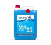 SkinStar Kühlerfrostschutz -35°C | G11 | G12 | G13 | Kühlflüssigkeit | gebrauchsfertig Kühlmittel | Antifreeze Frostschutz Auto | Autochemikalien (5l, G11)