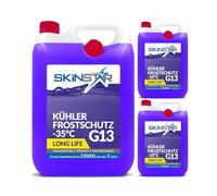 SkinStar Kühlerfrostschutz -35°C | G11 | G12 | G13 | Kühlflüssigkeit | gebrauchsfertig Kühlmittel | Antifreeze Frostschutz Auto | Autochemikalien (15l, G13)