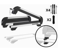 Skiträger Auto + Set Adapter Festsetzung 4 Paare Ski Oder 2 Snowboard MENABO