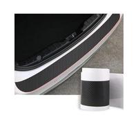 SKNFFF Auto Kohlefaser Ladekantenschutz Aufkleber für Porsche Cayenne 2007-2010, Anti Kratz Antikollisions Türschwelle Heckschutz Stoßstange Autoteile