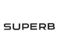Skoda 3P0853687E041 Schriftzug Superb Heckklappe Emblem Buchstaben Logo, schwarz