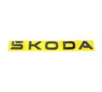 Skoda 5LA853886A041 Schriftzug vorn Motorhaube Emblem Logo Buchstaben Aufkleber, schwarz
