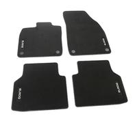 Skoda 5LJ061404 Fußmatten Textilfußmatten 4X Stoffmatten Standard, schwarz, mit ELROQ Schriftzug