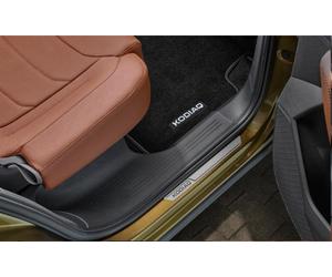 ŠKODA Einstiegsleisten-Set hinten silber Kodiaq PS