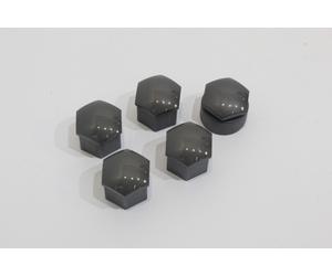 Skoda Karoq ND graue Radmutter Schraubendeckel x5 neu original 321601173AZ37