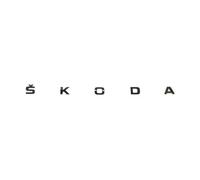 Skoda Schriftzug Schwarz Karoq Kodiaq Emblem Logo Heckklappe 565853687G 041