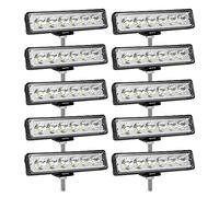 SKYWORLD 6 Zoll 15 cm LED Arbeitsscheinwerfer 18W Scheinwerfer Mini Zusatzscheinwerfer LED Offroad Spotlights für Arbeitsleuchte SUV ATV Car Truck Trolley 10 Stück