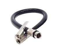 Slakerbe Reifenfüller Schlauch 38cm Reifenfüller Schlauchadapter Inflator Pumpe Schlauch Luftschlauch Adapter Reifenfüllschlauch Autoventil Adapter Ventilverlängerung für Motorrad Auto,Schwarz