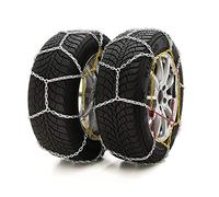 SLIDEFIX 1 Paar Schneeketten für Fahrzeuge. Die Antirutsch Anfahrhilfe bei EIS, Matsch, Schnee mit einfacher Schnellmontage aus Stahl. Geprüft mit TÜV, GS, Ö Norm für Reifen 12-17 Zoll & MM. (KN80)