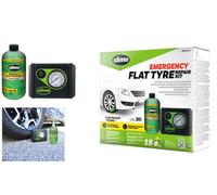 slime 10914 Reparaturset für PKW- Reifen inkl. Kompressor,