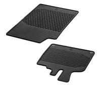 SMART Original C/A 451 ForTwo/EQ/Coupe/Cabrio Baujahr ab 2007-2014 Gummi Fußmatten Schwarz 2-teilig vorne