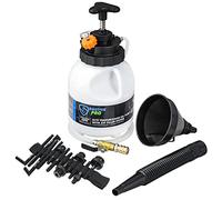 SMOTIVEPRO ATF Getriebeöl Einfüllgerät, 3L Manueller Öleinfüllgerät mit 12 Aluminiumlegierung Adaptern, Öl einfüllen Ölwechsel Gerät Geeignet Europäischen Autos, CVT und DSG