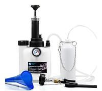 SMOTIVEPRO Bremsenentlüftungsgerät, 3L Bremsflüssigkeitswechselgerät mit 1L Bremsenentlüfterflasche und E20 Adapter, Geeignet für die Meisten EuropäIschen Automodellen