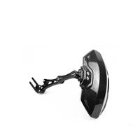 SMZhomeone Motorrad-Hinterradschutzblech, 1 Stück, Motorrad-Hinterradschutzblech, Aluminiumlegierung, Kohlefaser, bedruckt, U-Halterung, Modifikation für Motorrad, Elektromobil, Rennen