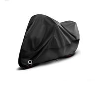 SNXLW Motorradplane für Beta Supermoto 50, Motorradabdeckung, Schutzhülle für Motorrad, Outdoor, wasserdicht, Abdeckplane für Motorrad, Zubehör, Schwarz - 265 x 105 x 125 cm
