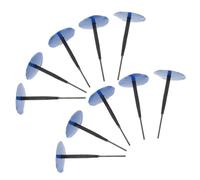 SOIMISS 10 Stück Pilz Reifenreparaturnägel aus Stahl mit Gummischrauben Kalt Reparaturset für Pkw LKW und Traktorreifen Schwarz Vakuumdicht und Langlebig