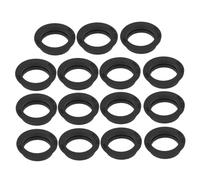 SOIMISS 15 Stück Teiliges Rückfahr Radarsensor Dichtung Ringe Temperaturbeständige Witterungsfeste Gummidichtungen mit Montagebasis Passend für Schwarze Parksensoren Am Hinteren Stoßfänger