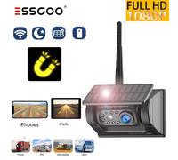 Solar 1080P Rückfahrkamera Wireless Funk Kabellos Autokamera Für iPhone RV BUS