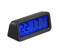 Solar Auto Armaturenbrett Uhr mit Hintergrundbeleuchtung und Temperatur-/Feuchte