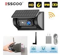Solar Auto Funk Wireless WIFI 2.4G HD Autokamera Rückfahrkamera Parküberwachung