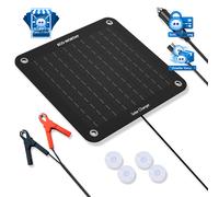 Solar Autobatterie Ladegerät 10W 12V tragbar mit Krokodilklemmen