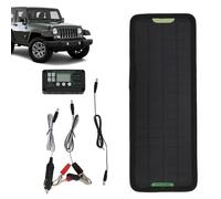 Solar-Batterieladegerät, Erhaltung der Solarbatterie | Solar-Ladegerät für Autobatterie 12 V/24 V | Tragbares Solar-Ladegerät für Autos.