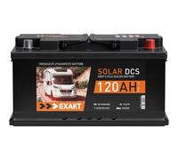 Solarbatterie 120Ah 12V EXAKT DCS Wohnmobil Versorgung Boot Solar Batterie 100Ah