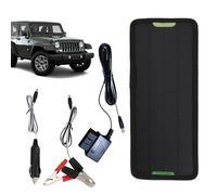 Solarmodul-Kit - Solar-Autobatterie-Ladegerät | 12 V Solaar Erhaltungsladegerät mit wasserdichtem Design | Einfache Installation Batterie-Wartungs-Kit | Ideale Ladelösung für Auto, Motorrad, LKW und