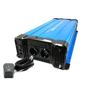 SOLARTRONICS FS4000DR Spannungswandler 24V 230V 4000 Watt - Reiner Sinus Wechselrichter 24V auf 230V für Wohnwagen & Wohnmobil - 8000W Spitzenleistung - mit Schuko, USB Anschluss & Fernbedienung