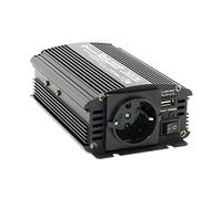 SOLARTRONICS Spannungswandler NM300 12V 300 Watt SCHWARZ - 600 Watt Spitzenleistung - Wechselrichter 12v auf 230v - Blei- oder AGM-Batterie kompatibel - mit Schuko- & USB Anschluss