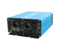 solartronics Spannungswandler TS2000 12V auf 230V 2000 Watt 4000 Watt Reiner Sinus blau Solar Inverter Wechselrichter USB AC Steckdosen