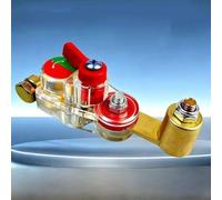 Soleilux 180 ° drehbarer 12/24 V Auto für Batterie-Trennschalter, reines Kupfer, Anti-Auslauf, Power Off für Wohnmobil, LKW, Marine