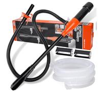 SOLLON Benzinpumpe Elektrische Transferpumpe, Batteriebetriebene Flüssigkeitstransferpumpe, Umfüllpumpe, Kraftstoff Umfüllpumpe Siphon Pumpe Tragbare Automatische Absaugung Pumpe Benzin Gas 2.4 GPM