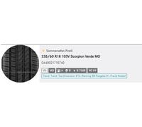 Sommerreifen 235/60R18 103V Pirelli