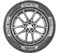 Sommerreifen KLEBER "KLEBER", schwarz, 215mm / 60 % R 17 96V, Autoreifen (27932130-0) schwarz , EEK:Nasshaftung: A, Kraftstoffeffizienz: B, Rollgeräusch: B 69 dB